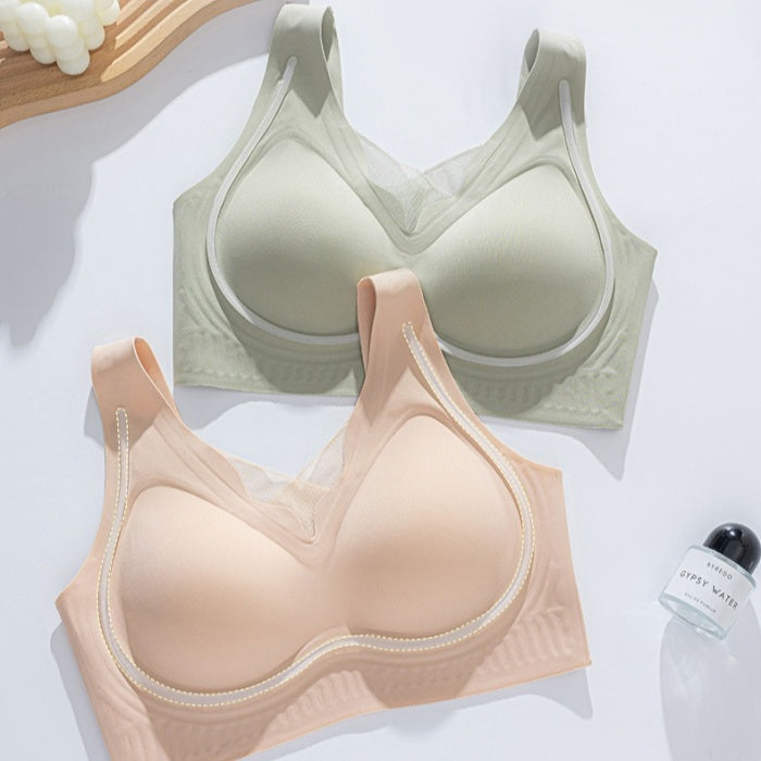 Dollylace Seamless Soft Support Push-up Bra to Prevent Breast Sagging