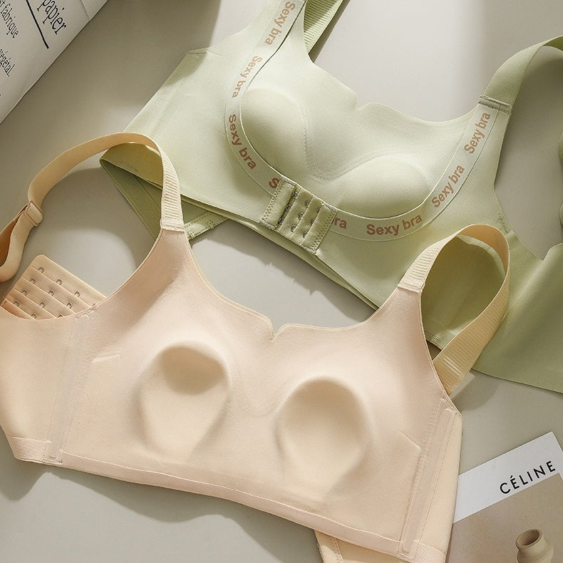 Dollylace Sports Wide Straps Adjustable Anti-sagging Breast-retaining Bra without Underwire