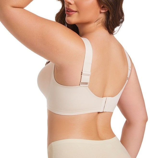 Dollylace Wide Straps High Elasticity Seamless Underwear No Steel Ring Plus Size Bra