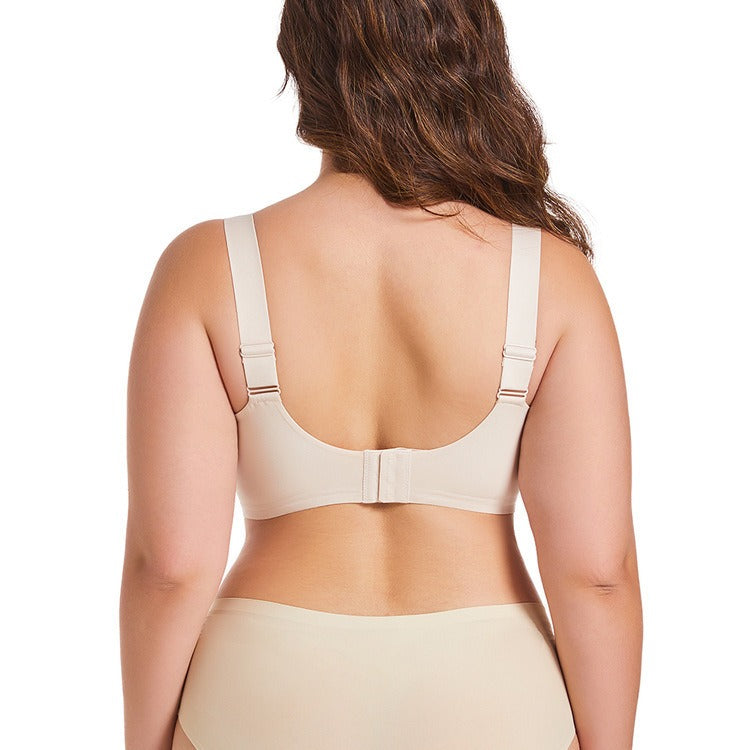 Dollylace Wide Straps High Elasticity Seamless Underwear No Steel Ring Plus Size Bra