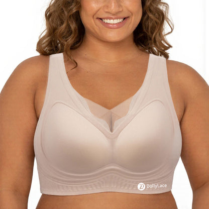 Dollylace Seamless Soft Support Push-up Bra to Prevent Breast Sagging
