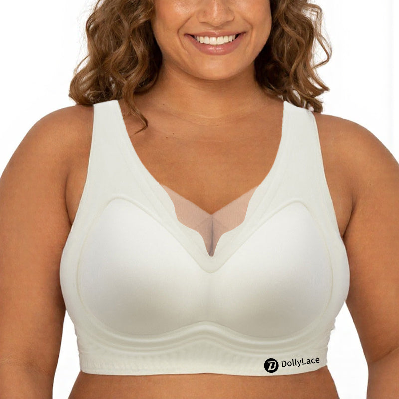 Dollylace Seamless Soft Support Push-up Bra to Prevent Breast Sagging