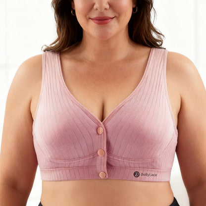 Dollylace Breathable Front-Opening Plus-Size Bra