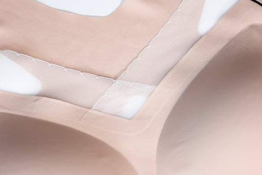 Dollylace Push-Up Full Cup Bra Without Wire, Elastic Shoulder Straps-Beige