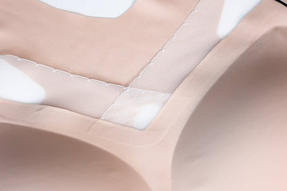 Dollylace Push-Up Full Cup Bra Without Wire, Elastic Shoulder Straps-Beige
