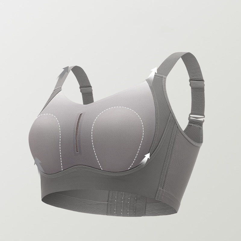 Dollylace Summer Ice Silk Seamless Beautiful Back Sports Thin Push-up Bra