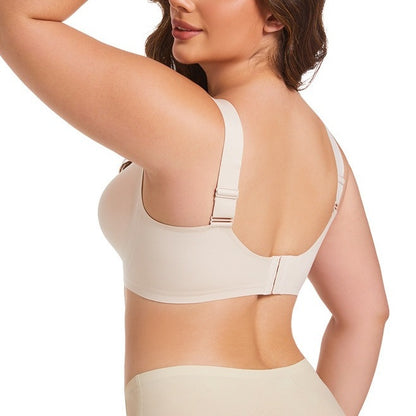 Dollylace Wide Straps High Elasticity Seamless Underwear No Steel Ring Plus Size Bra