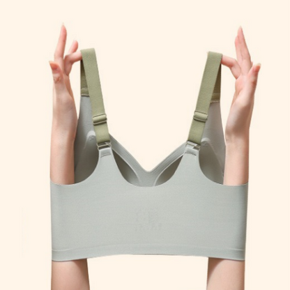 Dollylace Seamless Lifting Fixed Cup One-piece No-wire Beautiful Back Push-up Vest Bra