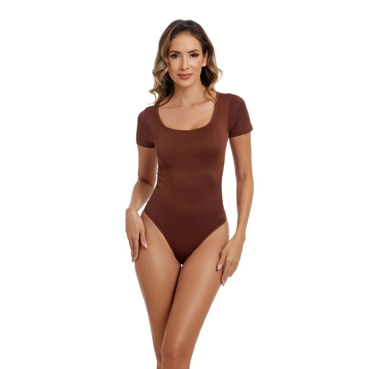 Dollylace Short-Sleeved Sports Yoga Shapewear